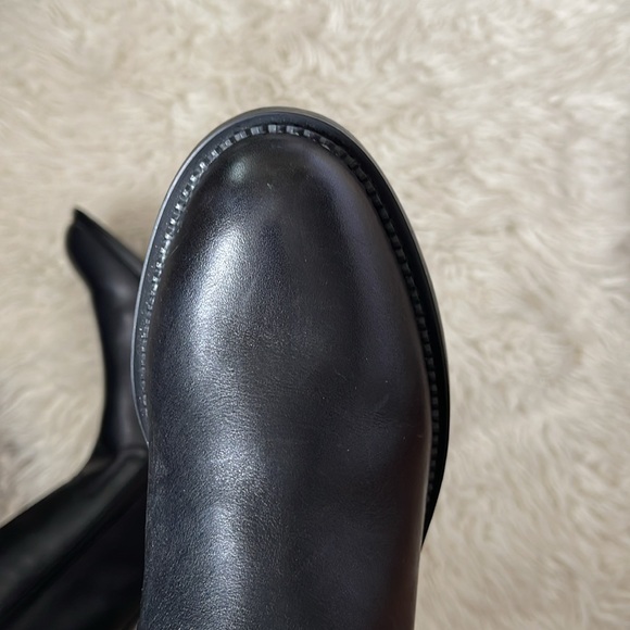Franco Sarto Black Genuine Leather Henrietta Boots - Picture 9 of 15